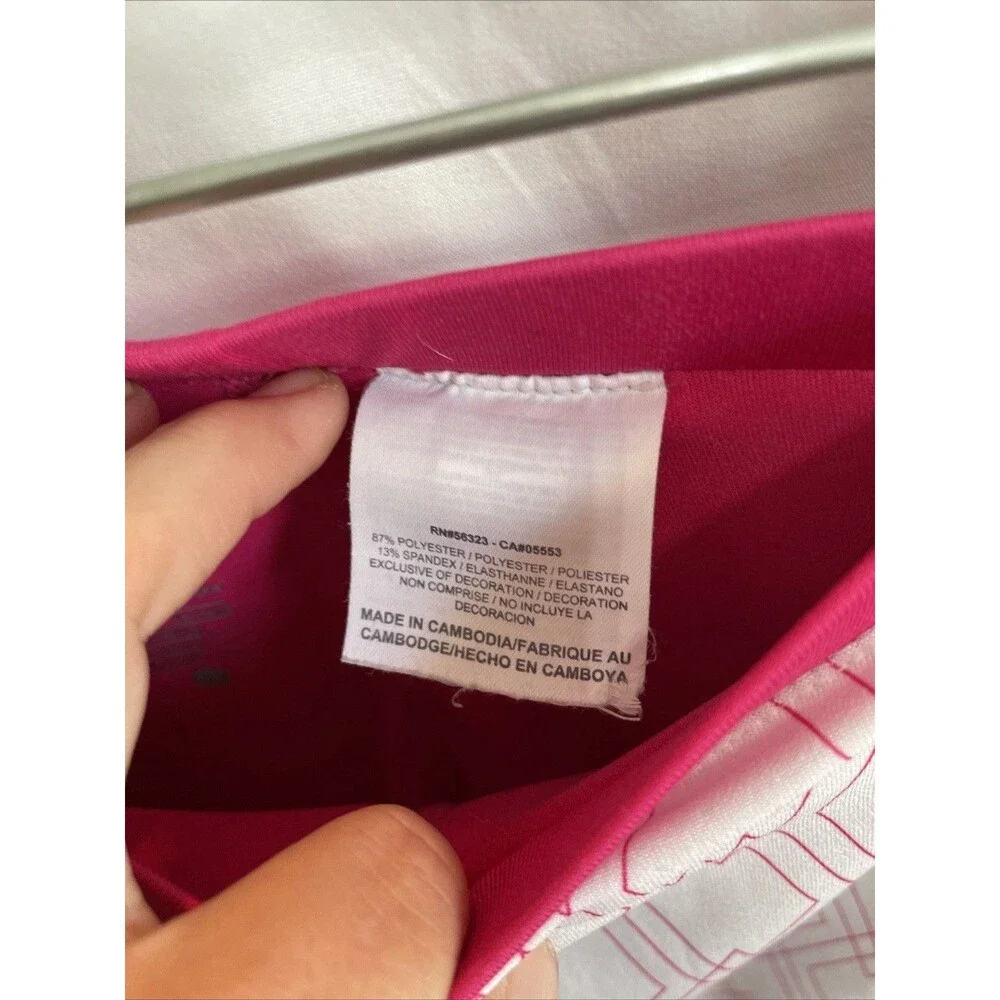 Nike Pink Girls Large  (women’s 0-2 Athletic Skort Stretch Pull On Activewear